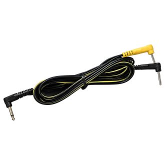   DG-LAB - elektródakábel derékszögű 2 mm-es tüskékkel (fekete)