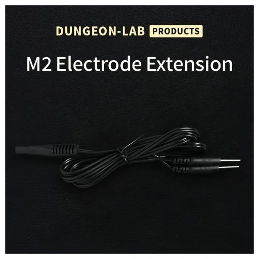 DG-LAB - 2 mm-es elektróda hosszabbító és elosztó kábel (fekete)