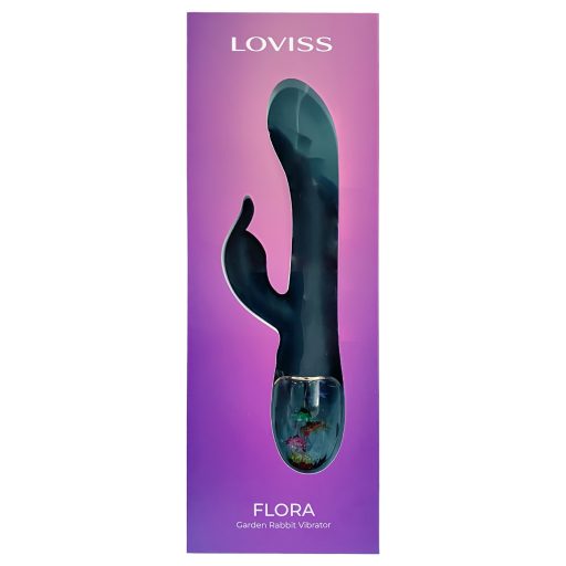 LOVISS Flower - csiklókaros G-pont vibrátor (fekete)