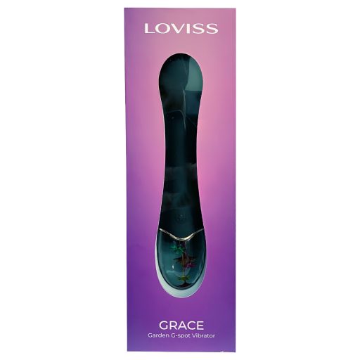 LOVISS Flower - G-pont vibrátor (fekete)