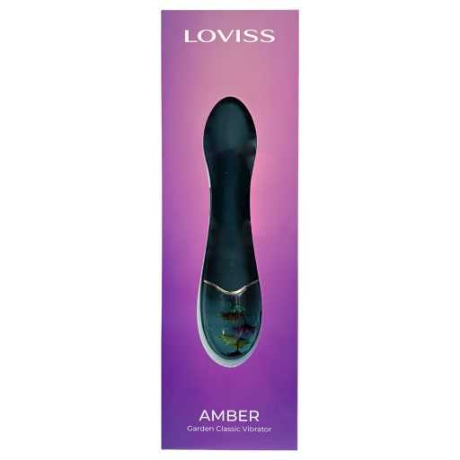 LOVISS Flower - rúdvibrátor (fekete)