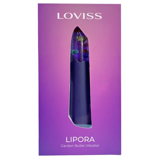 LOVISS Flower - mini rúdvibrátor (lila)