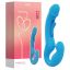 Honey Play Box Harmony Duo – App-vezérelt felcsatolható nyelves vibrátor (kék)