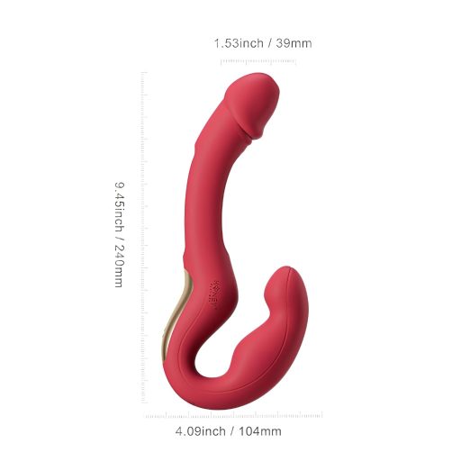 Honey Play Box Harmony Duo – App-vezérelt felcsatolható nyelves vibrátor (piros)