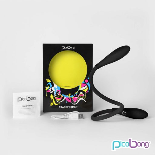 / Picobong Transformer - vízálló unisex vibrátor (fekete)