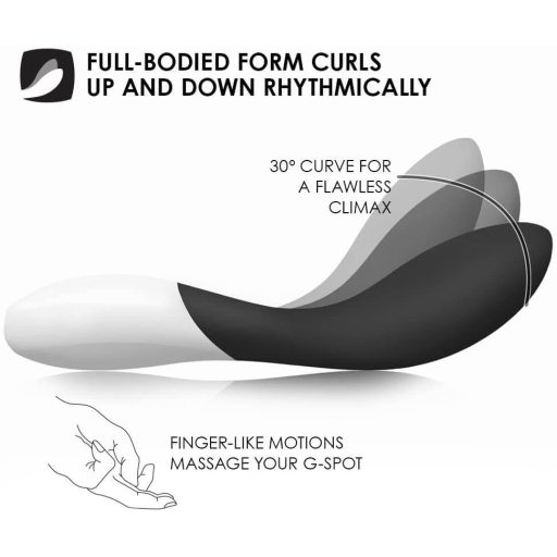 LELO Mona Wave - vízálló G-pont vibrátor (fekete)