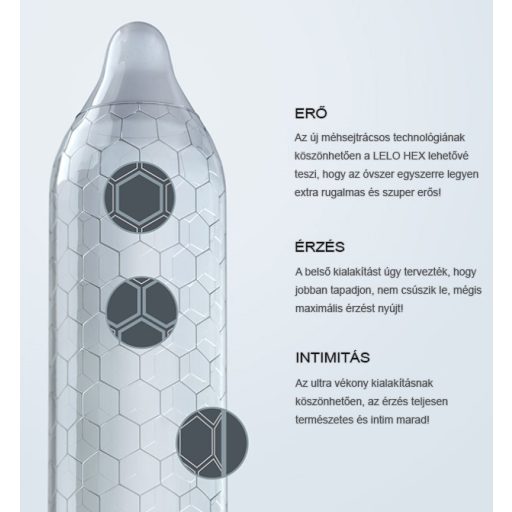 LELO Hex Original - luxus óvszer (36 db)