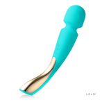   LELO Smart Wand 2 - nagy - akkus, masszírozó vibrátor (türkiz)