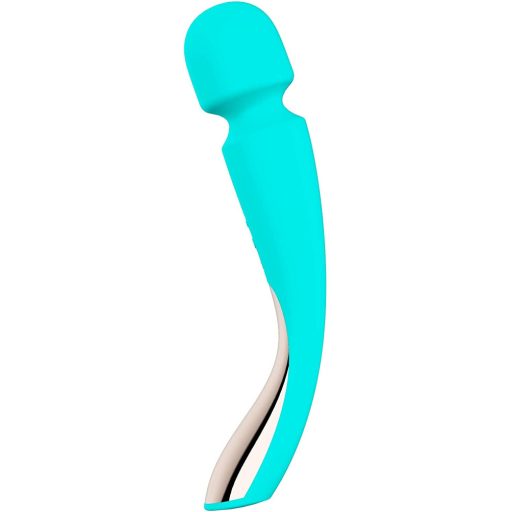 LELO Smart Wand 2 - nagy - akkus, masszírozó vibrátor (türkiz)