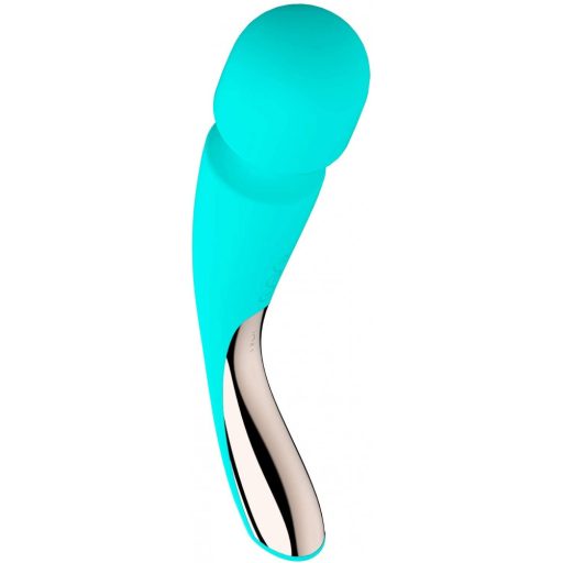 LELO Smart Wand 2 - nagy - akkus, masszírozó vibrátor (türkiz)