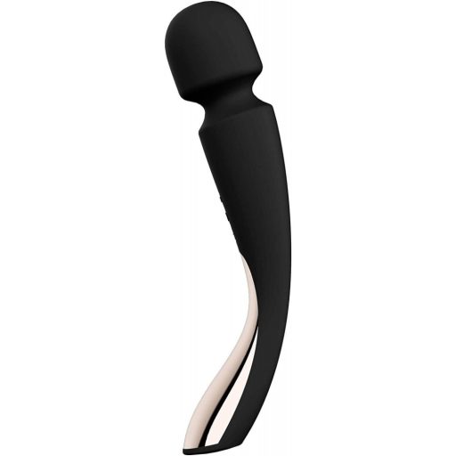 LELO Smart Wand 2 - nagy - akkus, masszírozó vibrátor (fekete)