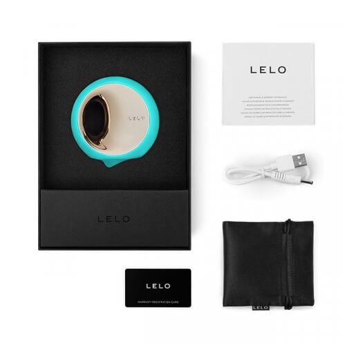 LELO Ora 3 - orálszex szimulátor és csiklóizgató vibrátor (türkiz)