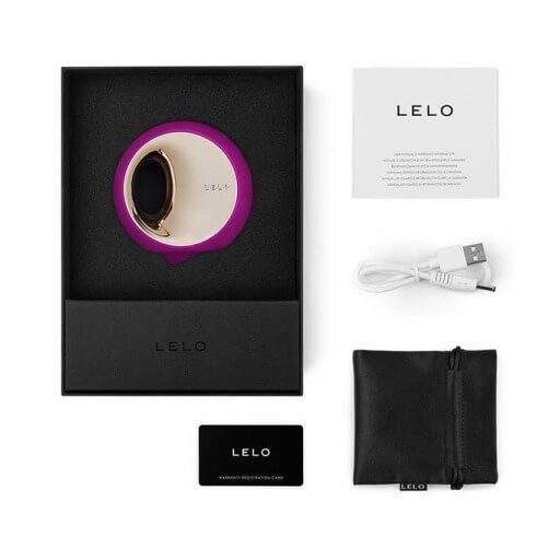 LELO Ora 3 - orálszex szimulátor és csiklóizgató vibrátor (lila)