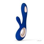   LELO Soraya Wave - akkus, csiklókaros, bólogató vibrátor (kék)