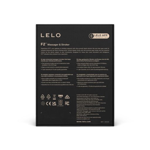 LELO F2S - interaktív maszturbátor (kék)