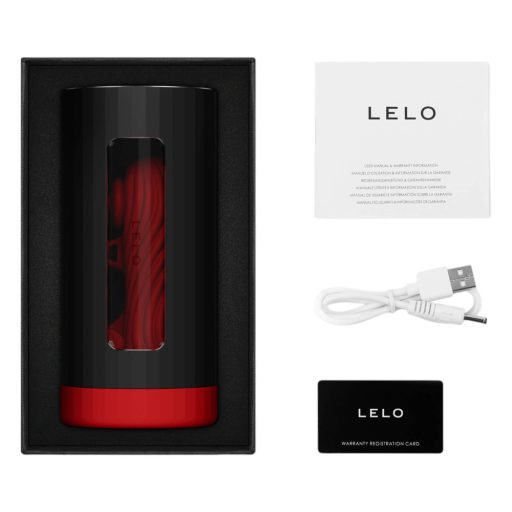 LELO F1s V3 XL - interaktív maszturbátor (piros)