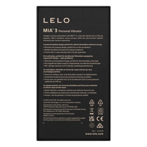 LELO Mia 3 - utazó rúzs vibrátor (rózsaszín)