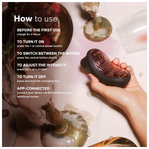 LELO Sona 3 Cruise - hanghullámos csiklóizgató (fekete)