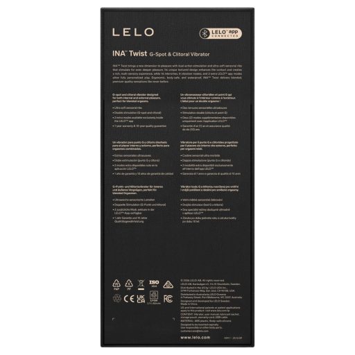 LELO INA Twist - appos, csiklókaros G-pont vibrátor (lila)