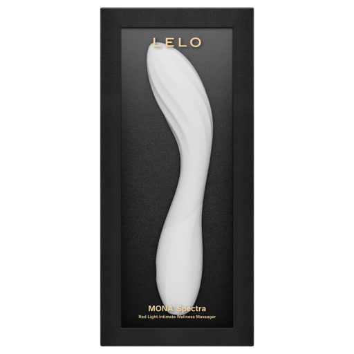 LELO Mona Spectra - okos G-pont vibrátor LED-fénnyel (fehér)