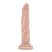 Dr. Skin 7,5 - tapadókorongos élethű dildó - natúr (19cm)