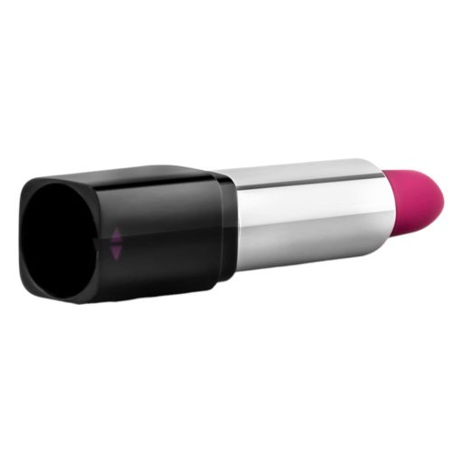 Blush Lipstick Rosé - vízálló rúzs vibrátor (fekete-pink)