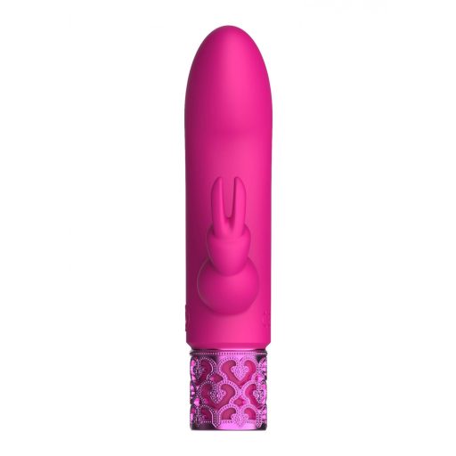 Royal Gems Dazzling - akkus csiklókaros vibrátor (pink)
