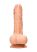 RealRock Dong 7 - élethű, herés dildó (17cm) - natúr