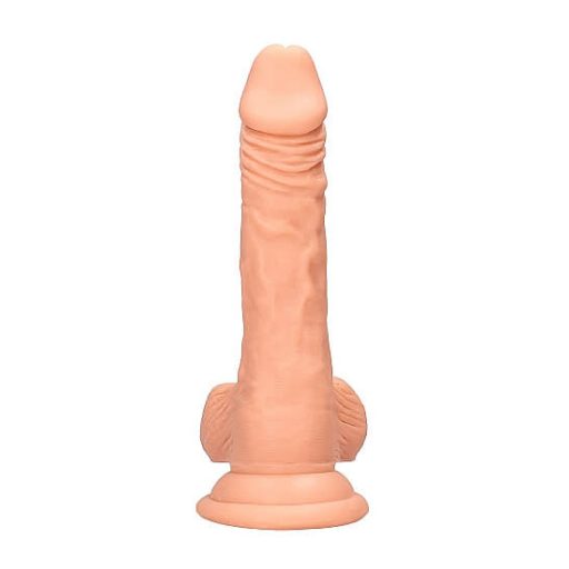 RealRock Dong 7 - élethű, herés dildó (17cm) - natúr