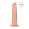 RealRock Dong 9 - élethű dildó (23cm) - natúr