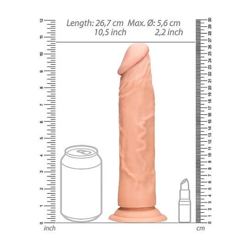 RealRock Dong 10 - élethű dildó (25cm) - natúr