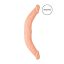 RealRock Double Dong 14 - dupla dildó (36cm) - natúr