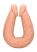 RealRock Double Dong 14 - dupla dildó (36cm) - natúr