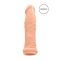RealRock Penis Sleeve 6 - péniszköpeny (17cm) - natúr