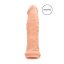 RealRock Penis Sleeve 6 - péniszköpeny (17cm) - natúr