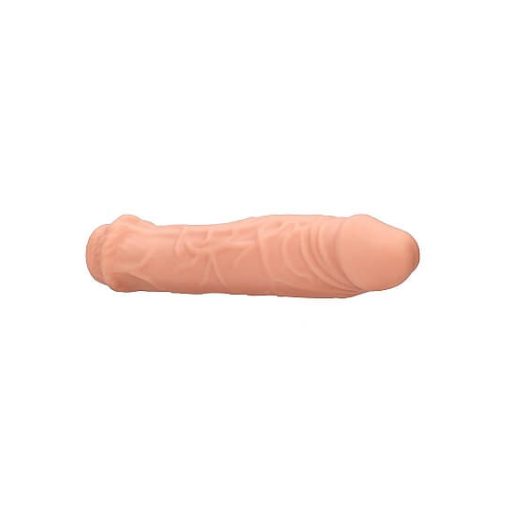 RealRock Penis Sleeve 6 - péniszköpeny (17cm) - natúr