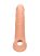 RealRock Penis Sleeve 9 - péniszköpeny (21,5cm) - natúr