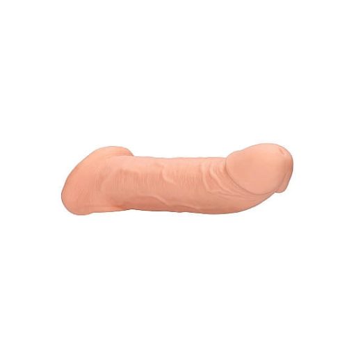 RealRock Penis Sleeve 9 - péniszköpeny (21,5cm) - natúr