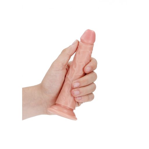 RealRock Slim - realisztikus dildó - 15,5cm (natúr)