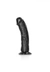 RealRock - tapadókorongos realisztikus dildó - 15,5cm (fekete)