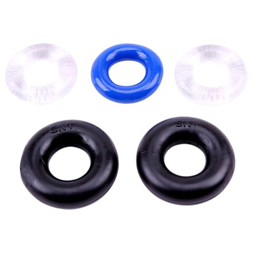 GK Power Donut Rings Over Sized - vastag, rugalmas péniszgyűrű (fekete)