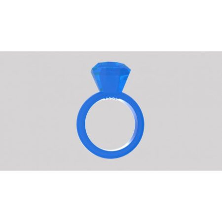 Diamond Cock Ring-Blue