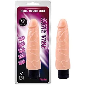   Chisa Novelties Real Touch XXX T-Skin Mike Vibe 7.3 inch Realisztikus vibrátor - 18,5cm (Bőrszínű)