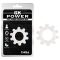 GK Power Cock Power Enhancer - fogaskerék péniszgyűrű (áttetsző)