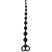 Chisa Novelties Boyfriend Beads - Szilikon anál gyöngysor - 34cm (Fekete)