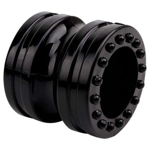 GK Power Hard-on - péniszgyűrű szett (piros, fekete) - 2 db