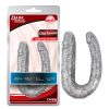 Chisa Novelties Dixie Normous - Duplavégű élethű dildó - 31,5cm x 16,7cm x 7cm (Ezüst) Chisa Novelties Dixie Normous - Duplavégű élethű dildó - 31,5cm x 16,7cm x 7cm (Ezüst)