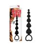   Chisa Novelties Elite Lover's Beads - Szilikon anál gyöngysor - 19cm (Fekete)