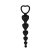 Chisa Novelties Elite Lover's Beads - Szilikon anál gyöngysor - 19cm (Fekete)