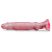 Crystal Jellies - talpas, kezdő anál dildó (pink)
